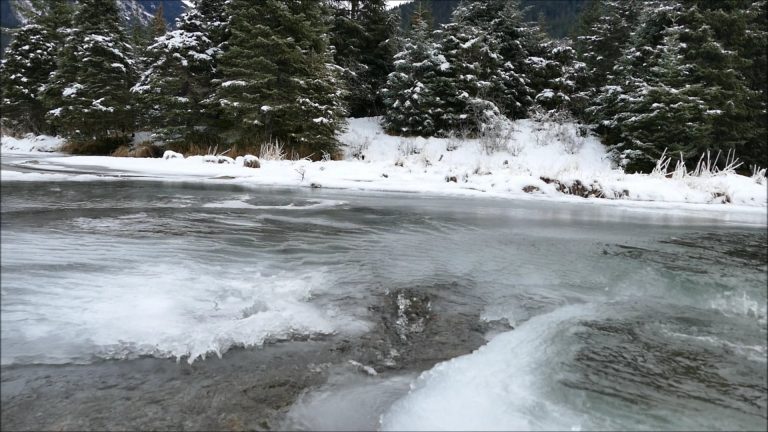 Anchor Ice in Steep Creek by Doug and Bob